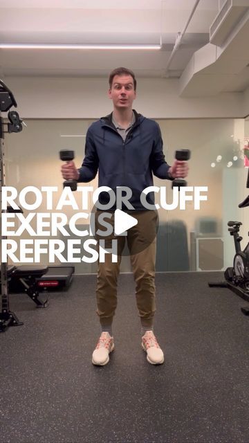 Dan Ginader on Instagram: "Does your favorite shoulder warmup/rotator cuff exercise need a refresh?  #physicaltherapy #fitnessmotivation" Physical Therapy, Stay Fit, Shoulder Workout, Rotator Cuff Exercises Physical Therapy, Rotator Cuff Exercises, Shoulder Workout Routine, At Home Workouts For Women, Rotator Cuff, Wellness Fitness