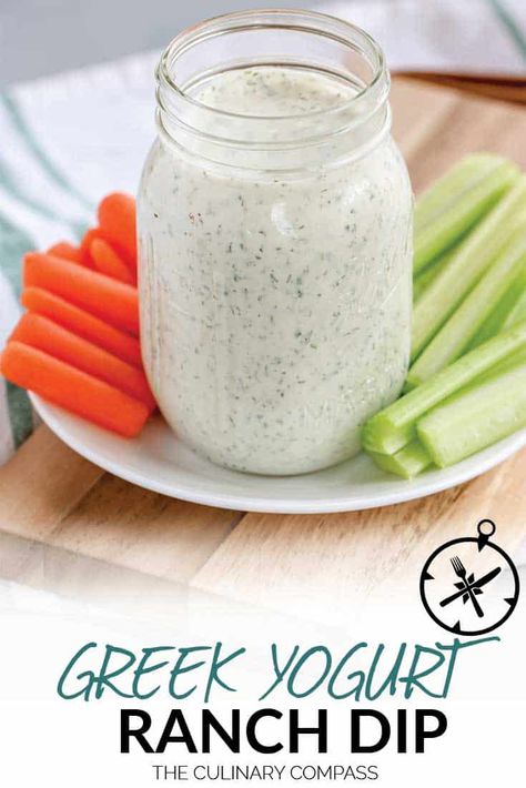 Ranch Dip With Greek Yogurt, Yogurt Ranch Dip, Dip With Greek Yogurt, Greek Yogurt Ranch Dip, Yogurt Ranch, Greek Yogurt Ranch, Ranch Dip Recipe, Greek Yogurt Dips, Greek Yogurt Recipes