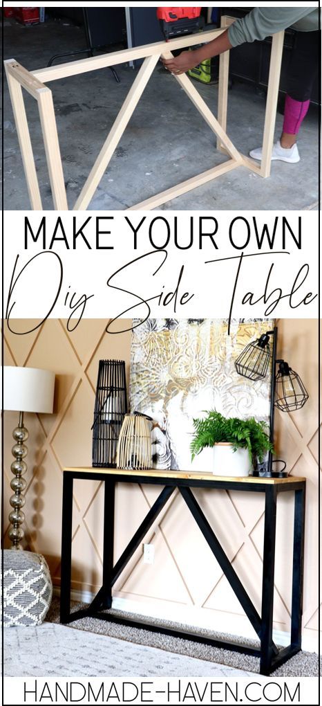 Console Diy, Diy Farmhouse Decoration, Koti Diy, Diy Console, Diy Console Table, Home Entryway, Farmhouse Decoration, Pallet Ideas, Diy Furniture Projects