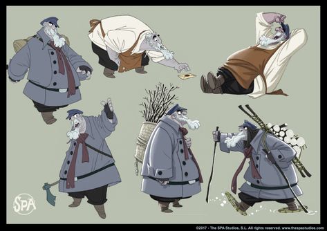 The Art of Klaus: 60+ Concept Art Collection Klaus 2019, Sergio Pablos, Spa Studio, Caracter Design, Character Model Sheet, Character Model, Animation Sketches, Model Sheet, Level Design