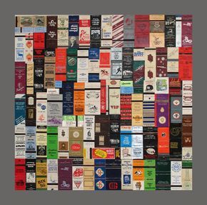 thinking of ways i can display matchbooks i've collected over the years from around the world Matchbook Art Display, Display Matchbooks, Matchbook Crafts, Matchbook Display, Monster Truck Theme Birthday Party, Matchbox Ideas, Matchbook Collection, Vintage Matches, Matchbox Collection