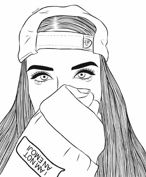 Tumblr Outline, Girl Outlines, Hipster Drawings, Trending Images, Tumblr Drawings, Couple Drawing, Girl Drawing Sketches, Hipster Wallpaper, Drawings Of Friends