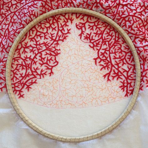 Meredith Woolnough, Letters Ideas, Gcse Textiles, Zara Shahjahan, Textiles Sketchbook, Water Soluble Fabric, Beginner Embroidery, Weaving Ideas, Contemporary Embroidery