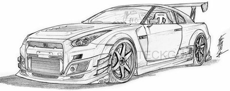 The New GTR Unlesh by sskylinee Nissan Gtr R35 Sketch, Gtr Car Drawing, Gtr R35 Sketch, Skyline Drawing Car, Nissan Gtr Sketch, Nissan Gtr R35 Drawing, Gtr R35 Drawing, Gtr Sketch, Nissan Skyline R34 Drawing