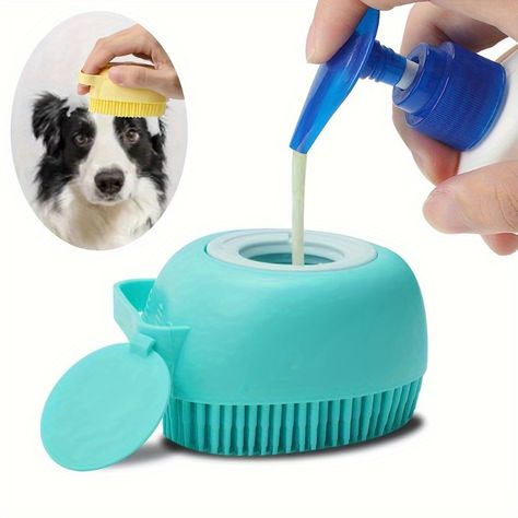 Faster shipping. Better service Cat Massage, Shampoo Dispenser, Shampoo Brush, Pet Cleaning, Pet Shampoo, Dog Brushing, Dog Bath, Dog Shampoo, Bath Brushes