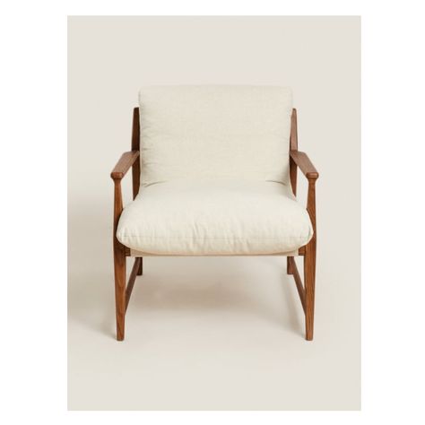 Armchair with an ash wood frame and a removable cushion in the seat and backrest. The covers can be removed and washed, according to the instructions indicated on the label. Zara Home, Kitchen Accessories Storage, Wood Folding Chair, Wooden Armchair, Linen Armchair, Home Basics, Armchair Furniture, Skorts, Ash Wood