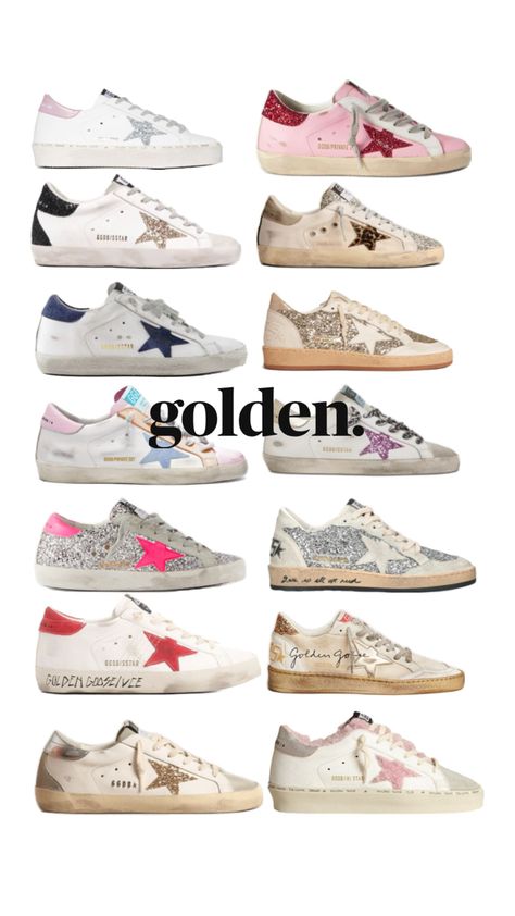 Stockholm, Golden Goose, Sneakers, Gold, White