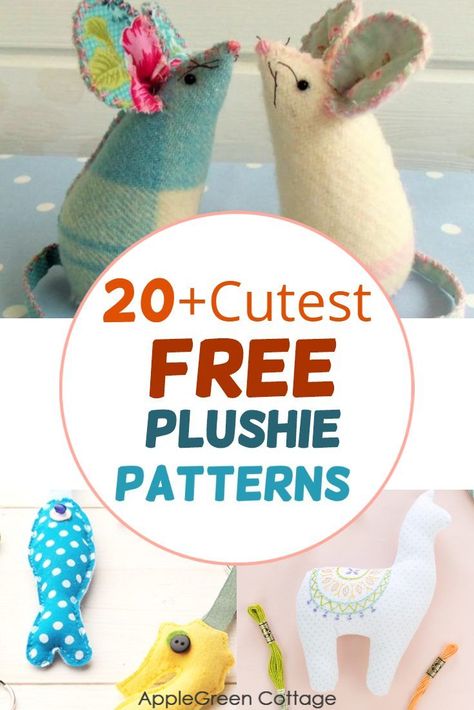 Free Plushie Patterns, Felt Veggies, Kids Sewing Projects, Patterns For Toys, Softie Pattern, Sewing Projects Free, Kids Sewing, Animal Sewing Patterns, Sewing Magazines