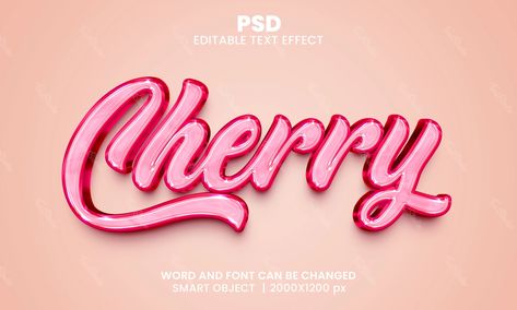 Princess Graphic Design, 2000 Aesthetic, Pink Wallpaper Ipad, Photoshop Fonts, Psd Free Photoshop, Adobe Illustrator Graphic Design, Handlettering Quotes, Pink 3d, 3d Text Effect