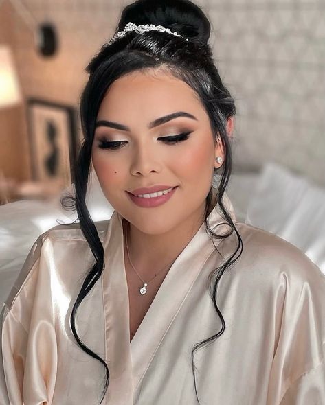 Did you know? We offer a variety of lash sizes and styles to perfectly enhance your unique eye shape on your wedding day. Our stunning bride, Hanny, chose wispy full lashes for her timeless bridal look! 📸 @nachi.sheel 💄 @verosolimanbeauty ✨✨✨✨✨✨✨ Bridesmaid Makeup, Bridal Hair Stylist, Bride Makeup Specialist, Wedding Day Beauty, Bridal Glam, Luxury Bridal Makeup, New Jersey Bridal Makeup, Bridal Beauty Tips #BridalGlam #WeddingDay #Bride #WeddingMakeup #GlowyLook #BridalInspo #Engageme... Bridal Makeup Full Glam, Bride Pics, Ariel Wedding, Bridal Glam, Full Lashes, Makeup Bridal, Glam Makeup Look, Bridal Makeup Artist, Bridesmaid Makeup