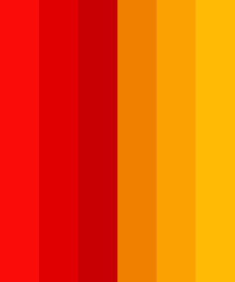 Fall Red and Yellow Color Palette Red And Yellow Color Palette, Yellow Color Scheme, Yellow Color Combinations, Yellow Color Palette, Red Color Palette, Orange Palette, Yellow Palette, Orange Color Palettes, Autumn Orange