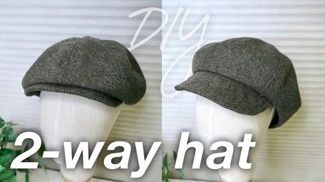 Newsboy Hat Pattern Free Sewing, Newsboy Cap Pattern Free, Peaky Blinders Hat Newsboy Cap, Newsboy Cap Pattern, Paper Boy Hat, Newsboy Hat Pattern, Peaky Blinders Hat, Hat Patterns Free, Free Pattern Download