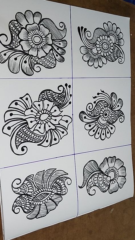 Arabic mehndi design shapes for beginners Mehndi Designs In Pencil, Paper Mehandi Designs, Mehndi Designs Pencil Drawing, Henna Patterns On Paper, Mehendi Design With Pencil, Paper Mehndi Designs, Pencil Mehandi Design, Mehandi Designs On Paper, Mehendi On Paper