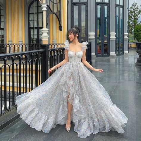 cottagecore dress Ball Gowns Cottagecore, Cottagecore Gowns, Flowy Ball Gown, Cottagecore Prom Dress, Ethereal Cottagecore, Dreamy Cottagecore, Flowy Prom Dresses, I Need Your Love, Gowns Aesthetic