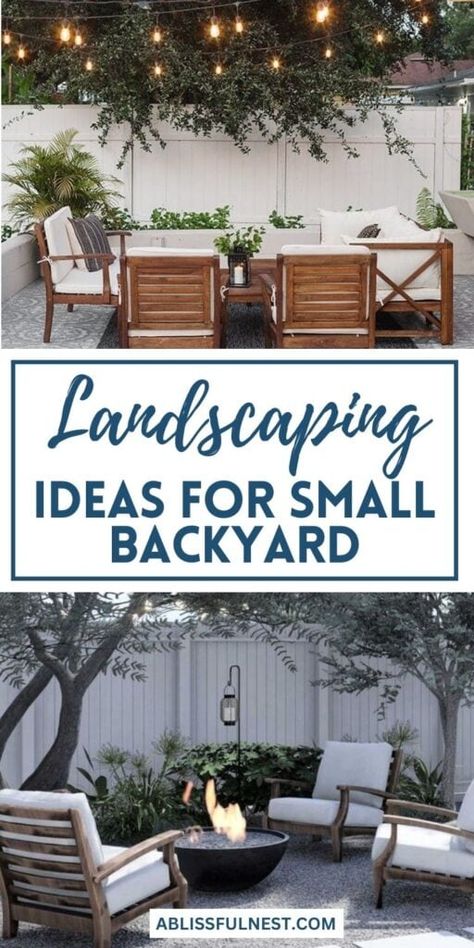 Landscaping Ideas For Small Backyard Small Yard Design Backyards, Landscape For Small Backyard, Landscape Small Backyard, Square Backyard Ideas, Modern Backyard Landscaping Small Yards, Small Backyard Transformation, Tiny Backyard Landscaping, Bungalow Backyard, Very Small Backyard Ideas