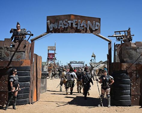 Wasteland Party, Wasteland 2, Wasteland Weekend, Isle Of The Lost, Post Apocalyptic Art, Haunted Attractions, Max Max, Bounty Hunters, Film Festivals