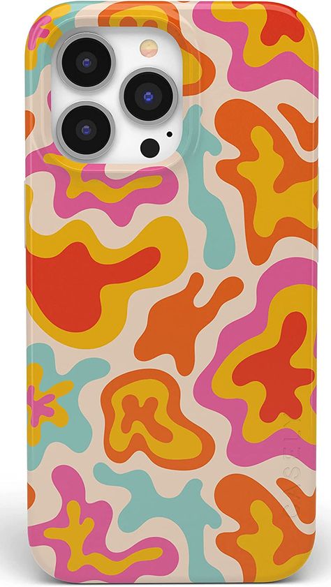 Casely Phone Case, 60s Vibes, Retro Phone Case, Red Wave, Iphone 13 Pro Max Case, Tropical Colors, Birthday List, Case Design, Tropical Vacation