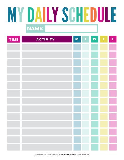 Sick of chaos at home? Grab this free printable kid’s daily schedule template to get your kids on a great routine. Create a timetable and organize your kid’s morning and evening routines. Organisation, Exam Routine Chart, Daily Routine Template Aesthetic, Timetable For Studying At Home, Schedule Printable Free, My Daily Schedule, Daily Schedule Kids, Daily Schedule Printable, Exam Revision