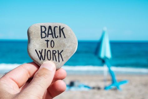 Ways To Motivate Employees, Post Vacation Blues, Pretty Artwork, How To Motivate Employees, Holiday Blues, Post Holiday, Off Work, Teaching Jobs, Blue Back