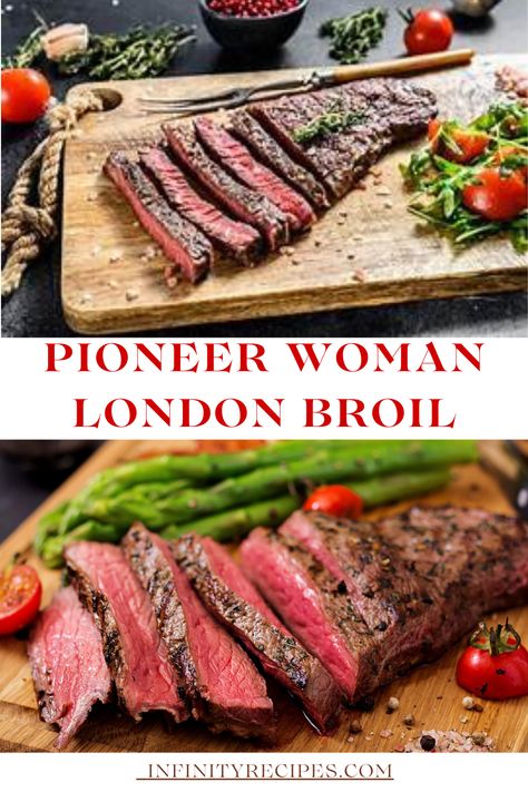 Pioneer Woman recipe for London Broil, it likely involves marinating the beef for flavor and tenderness and then cooking it under high heat, often broiling or grilling. Ingredients Fruits and vegetables • 1 Garlic powder Culinary aids and spices • 1 Black pepper, Freshly cracked • 1 Kosher salt Other • 1 London broil Recipes For London Broil Steak, How To Make London Broil, Carnivore London Broil Recipes, How To Tenderize London Broil, Beef Round London Broil Recipes, Sheet Pan London Broil, Cooking London Broil In Oven, London Broil Marinade Tender, Quick London Broil Recipes