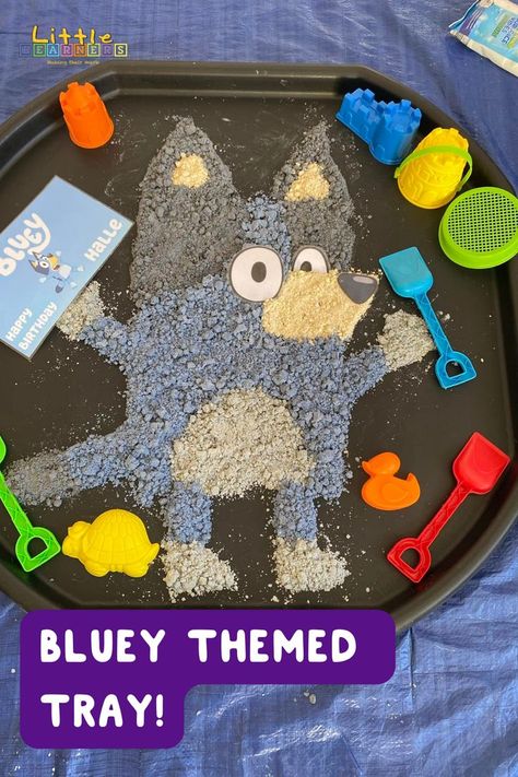 He's taking the internet by a storm and kids around the country are screaming his name! We have been thorough enjoying doing some bluey themed parties!! Outdoor Fun For Kids, Baby Sensory Play, Toddler Parties, Childcare Activities, Tuff Tray, Messy Play, Best Party, Baby Sensory, Sensory Bins