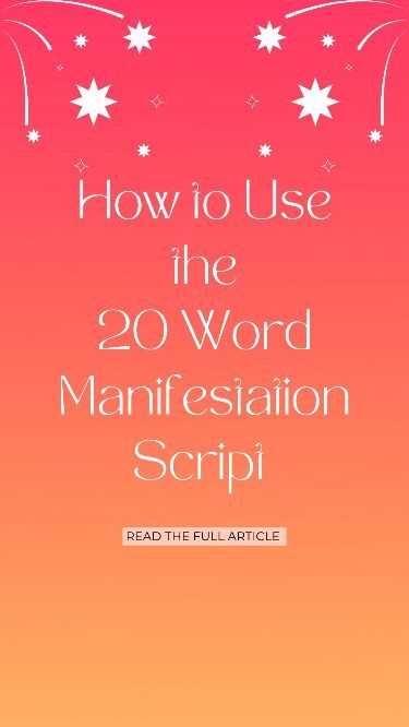 Achieve faster manifestation success by adding vivid details on desires and sensory immersion to this 20 word script. 20 Word Manifestation Script, Manifesting Words, How To Script Manifestation, Script Manifestation, Scripting Manifestation, 20 Word Script, Manifestation Success, Healing Spirituality, Energy Healing Spirituality