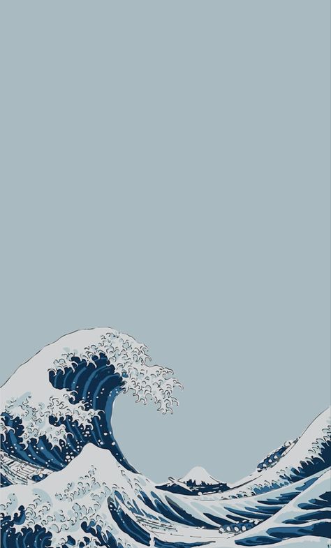 Wave Photos, Pikmin 4, Ocean Drawing, Beach Wall Collage, Cute Summer Wallpapers, Cute Blue Wallpaper, The Great Wave, Waves Wallpaper, Simple Phone Wallpapers