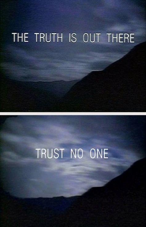 The Truth Is Out There...and so are lies. X Files. Trust No One X Files, X Files The Truth Is Out There, The Truth Is Out There X Files, The Truth Is Out There, Best Tv Series Ever, Mulder Scully, Sci Fi Shows, Deep Thinking, Ordinary Life