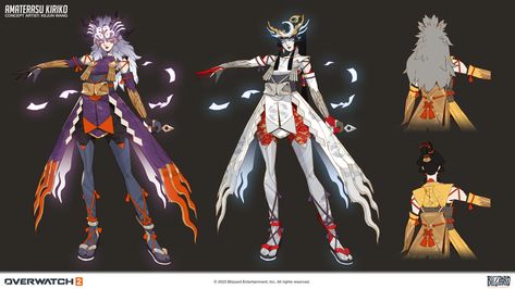 ArtStation - Overwatch 2: Amaterasu Kiriko concept Overwatch Skin Concepts, Kiriko Overwatch, Character Turnaround, Overwatch Wallpapers, Overwatch Fan Art, Overwatch 2, Japanese Characters, Character Modeling, Art Studies