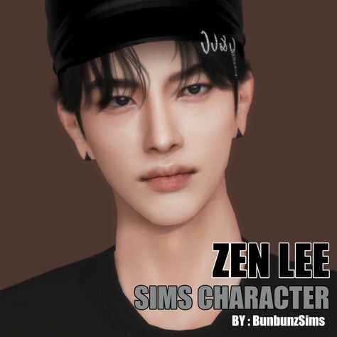 BunbunzSims ❤︎ Sims 4 Male Sims Download, Sims 4 Hair Male, Kiss Face, Pelo Sims, Sims 4 Cc Skin, Korean Face, Sims 4 Characters, Boy Face, Romantic Anime Couples