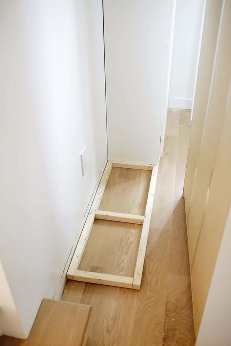 Easy Hack to Build-In an IKEA Pax Wardrobe - A Beautiful Mess Dressing Pax Ikea, Ikea Built In Wardrobes, Diy Built In Wardrobes, Ikea Pax Doors, Ikea Wardrobe Hack, Dressing Ikea, Ikea Pax Hack, Armoire Ikea, Ikea Pax Closet