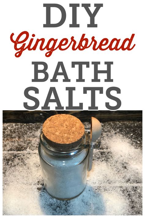 Tub Tea, Diy Gingerbread, Bath Salts Gift, Bath Salts Recipe, Favorite Christmas Recipes, Bath Salts Diy, Gingerbread Diy, Family Of 6, Sugar Scrub Recipe