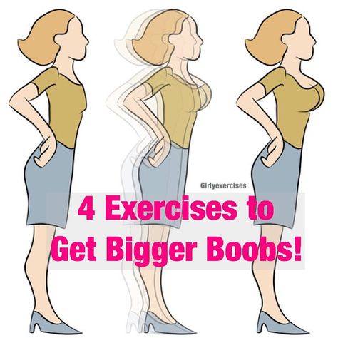 Ok ladies. Some of you don't need this but some of us do! I thought I'd share. Not sure how true this is I came across it and figured hey it doesn't hurt to try right? It's still a workout!!! . Top 4 Breast Enlargement Exercises . 1. WALL UPS Wall ups are similar to push ups. The only difference is that we have to use a wall to push against instead of a floor. We need to stand 2 feet away from the wall facing the wall. And our feet should be shoulder width apart and we need to put our palms on t Enlargement Exercises, Natural Breast Enlargement, How To Get Bigger, Breast Workout, Chest Muscles, Breast Lift, Chest Workouts, Breast Augmentation, Chest Workout