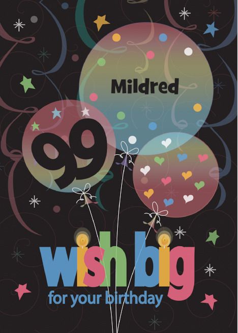 Birthday for 99 Year Old, Wish Big Three Balloons with Custom Name card Celebration Balloons, 18th Birthday Cards, Big Balloons, Birthday Card Template, Minimalist Business Cards, Custom Balloons, Card Templates Free, Name Card, Visiting Cards