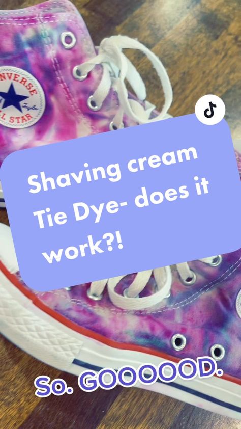 Shaving cream TIEDYE #fyp #TIEDYE #shavingcream #shavingcreamchallenge #diy #converse #thrift #thriftflip #coolmom #project #shavingcreamdye Dye Converse, Diy Converse, Dye Shoes, Tie Dye Shoes, Tie Dye Kit, Thrift Flip, Shaving Cream, Best Mom, Project Ideas