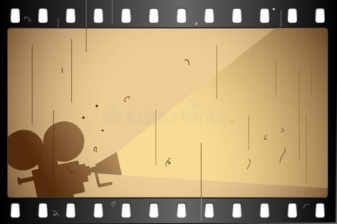 Film Strip stock illustration Hollywood Clipart, Cool Powerpoint Backgrounds, Film Projection, Cinema Aesthetic, Film Background, Stock Background, Yearbook Themes, Kids Background, Baby Shower Invitaciones