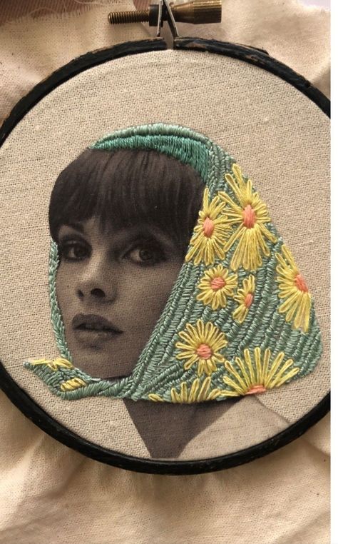 Sewing Into Photographs, Embroidery Photo Art, Embroidery On Photographs, Photograph Embroidery, Embroidered Photos, Embroidery Collage, Embroidered Photography, Embroidered Photo Art, Embroidered Photographs