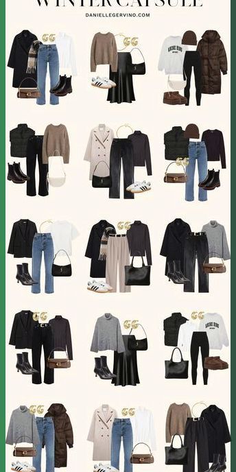 Capsule Wardrobe Casual, Capsule Wardrobe Women, Wardrobe Sets, Capsule Wardrobe Essentials, Elegant Sweater, Elegant Fall, Fall Capsule Wardrobe, Cute Fall Outfits, Life Tips