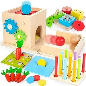 Harvest Games, Diy Montessori Toys, Sorting & Stacking Toys, Sensory Games, Activity Cube, Open Ended Toys, Pop Toys, Shape Puzzles, Ball Drop