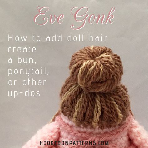 Crochet Hair For Amigurumi Doll, Fixing Doll Hair, Crochet Hair For Dolls, Fix Doll Hair, Amigurumi Ballerina, Amigurumi Tips, Baby Born Kleidung, Hair Yarn, Amigurumi For Beginners