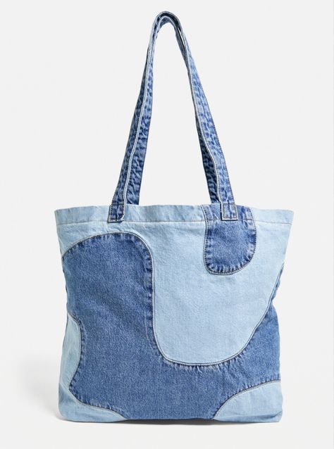 Diy Bags Jeans, Tas Denim, Jean Diy, Mochila Jeans, Upcycling Fashion, Denim Bag Diy, Patchwork Tote Bags, Sac Diy, Upcycle Clothes Diy