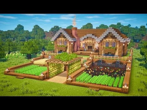 (538) Minecraft Tutorial | How to Build a 2 Player Survival House - YouTube Minecraft House For 3 Players, 2 Player Minecraft House Ideas, 2 Player House Minecraft, Minecraft Houses 2 Players, Minecraft House 2 Player, Two Player Minecraft House, Survival Houses Minecraft, Minecraft 2 Player House, Minecraft House Survival