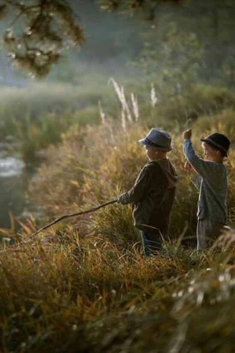 childhood memories Playing In The Woods, Photography Coursework, Childhood Photography, Griffin Family, Fishing Pictures, Autumn 2024, Dynamic Poses, Bradley Mountain, Hunger Games