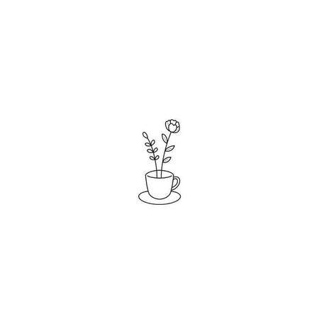 Coffee Tattoos Minimalist, Coffee Theme Tattoo, Coffee Cup Flower Tattoo, Simple Coffee Tattoo Ideas, Small Coffee Tattoo Ideas, Coffee Cup With Flowers Tattoo, Tiny Tea Cup Tattoo, Dainty Teacup Tattoo, Tea Tattoo Minimalist