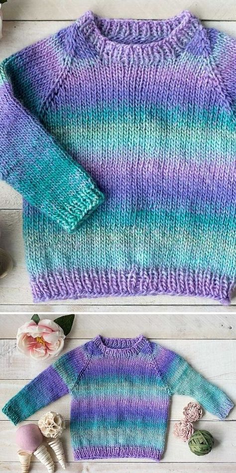 Free Baby Sweater Knitting Patterns, Pullover Sweaters Pattern, Kids Sweater Pattern, Easy Sweater Knitting Patterns, Easy Knitting Patterns Free, Baby Cardigan Knitting Pattern Free, Crochet Baby Sweaters, Kids Knitting Patterns, Knitting Patterns Free Sweater