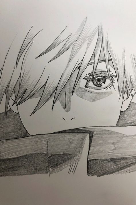 Draw gojo satoru https://youtu.be/7GDqAdtI66U Gojo Satoru Pencil Sketch, Best Anime Drawings Sketch, Gojo Draw Sketch, Anime Aesthetic Drawing, Gojo Drawing Easy, Drawing Gojo Satoru, Gojo Satoru Sketch, Aesthetic Anime Drawing, Gojo Satoru Drawing