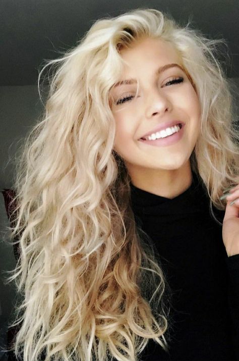 Black Hair Hairstyles, Loose Perm, Body Wave Perm, Long Hair Perm, Hair 2018, Loren Gray, Long Blonde, Body Wave Hair, Permed Hairstyles