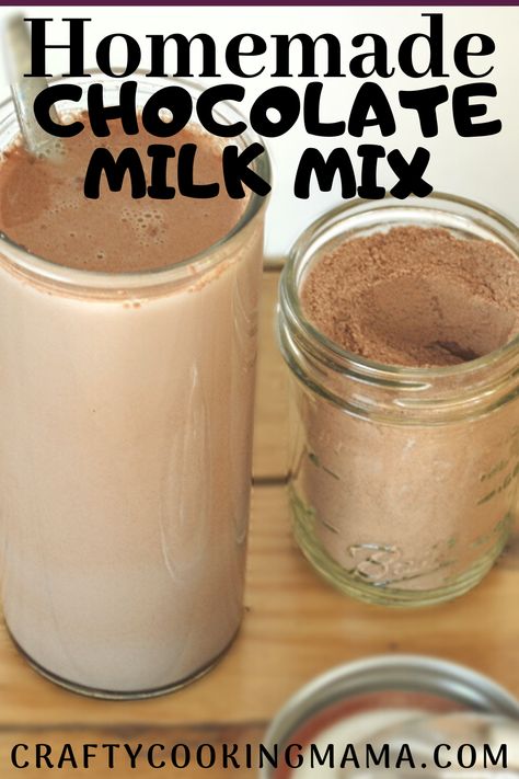 Chocolate Milk From Cocoa Powder, Nesquick Powder Recipes, Diy Nesquik Powder, Chocolate Milk Mix Diy, How To Make Chocolate Milk With Cocoa Powder, How To Make Chocolate Milk With Cocoa, Homemade Nesquik Powder, Dried Milk Powder Recipes, Powdered Milk Hot Chocolate Recipe