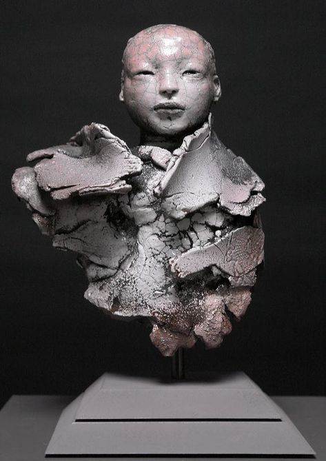 Zephyrus' Son | Zephyrus' zoon (h 26 cm) | Marika Bäumler | Flickr Sculpture Head, Sculptures Céramiques, Raku Ceramics, Keramik Design, Ceramic Figures, Portrait Sculpture, Sculpture Installation, Figurative Sculpture, Modern Sculpture