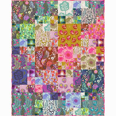 Quilt Inspiration: Free pattern day! Big Print quilts (part 2) Pretty Quilts, Fat Quarter Quilt Pattern, Lattice Quilt, Big Block Quilts, Bright Quilts, Bohemian Quilt, Kaffe Fassett Quilts, Boho Quilt, Anna Maria Horner